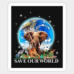 Save Our World Sticker